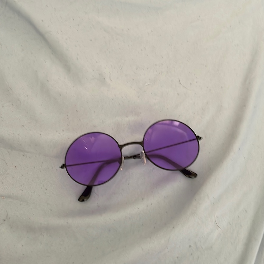 Purple glasses